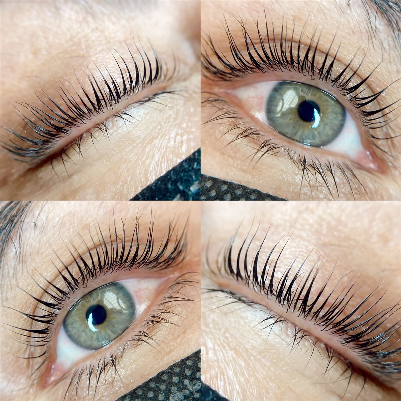 Trabajo de alumna en estética