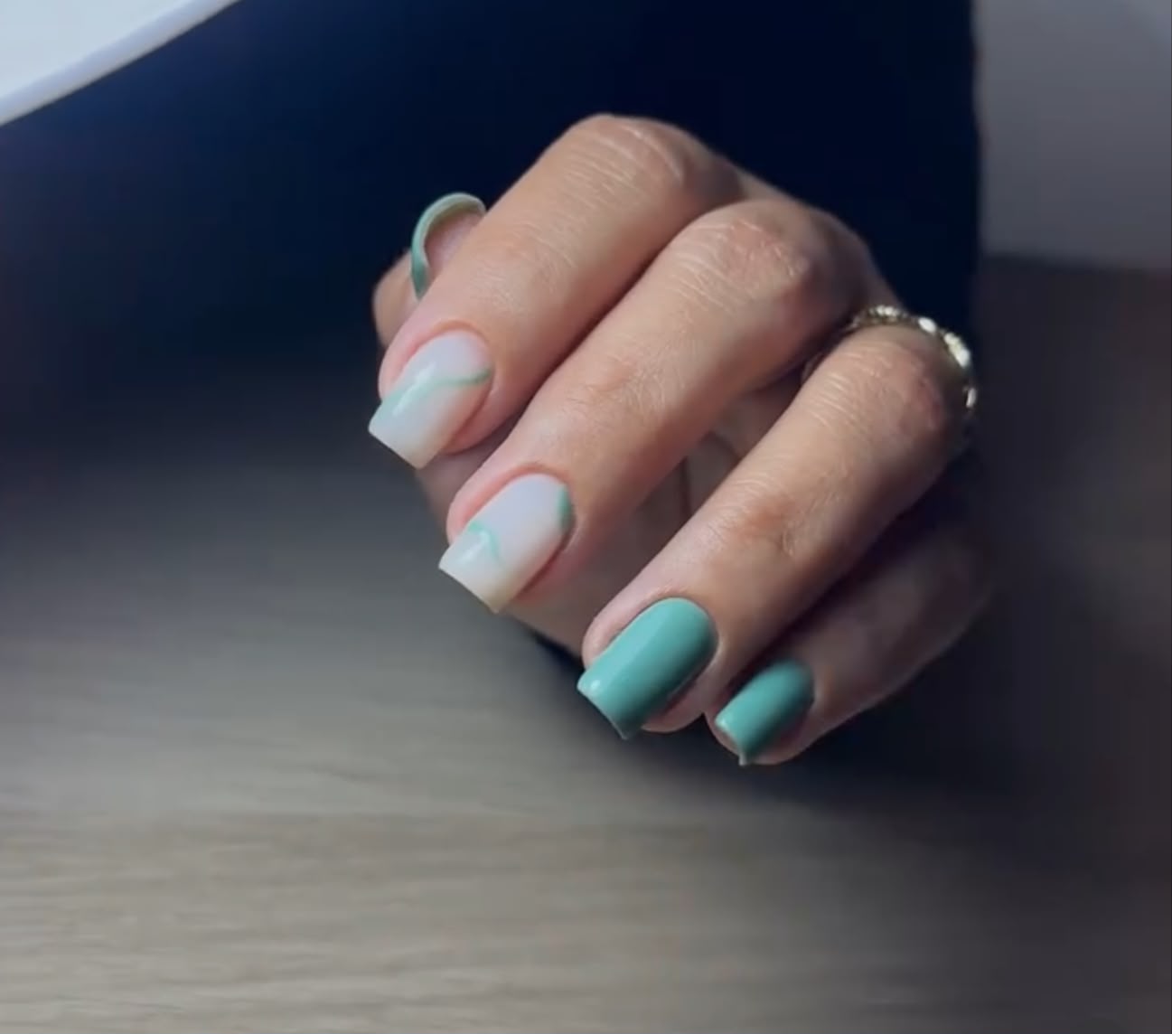 Trabajo de alumna en belleza